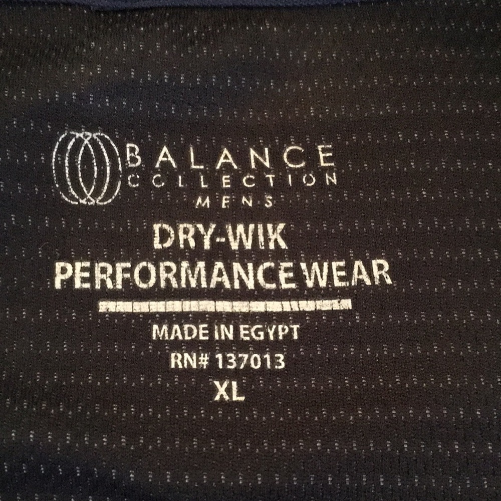 Balance Collection Dry-Wik Performance striped tee NEW - Picture 4 of 7